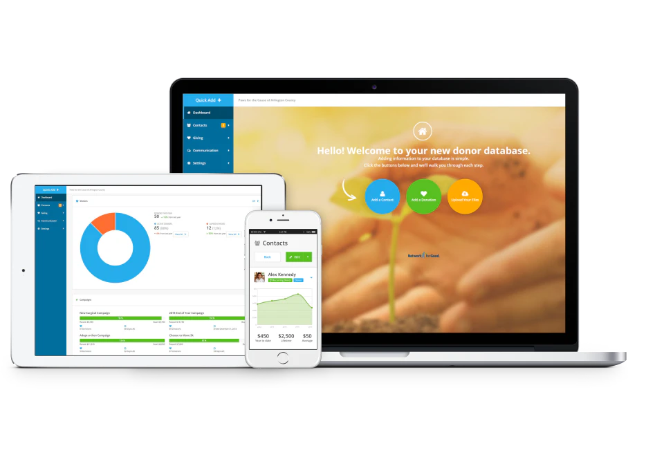 screenshot of Bonterra Network for Good